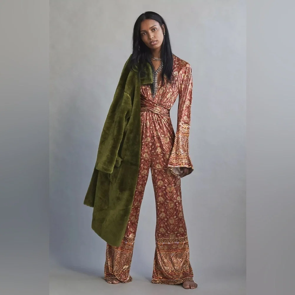 Free people Harper Printed One Piece jumpsuit